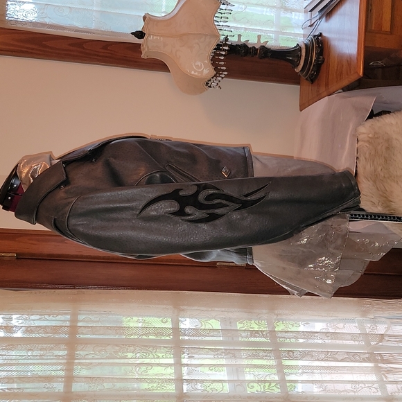 HARLEY Leather Riding Jacket - Picture 3 of 15